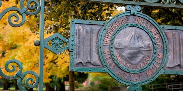 University of Oregon sign